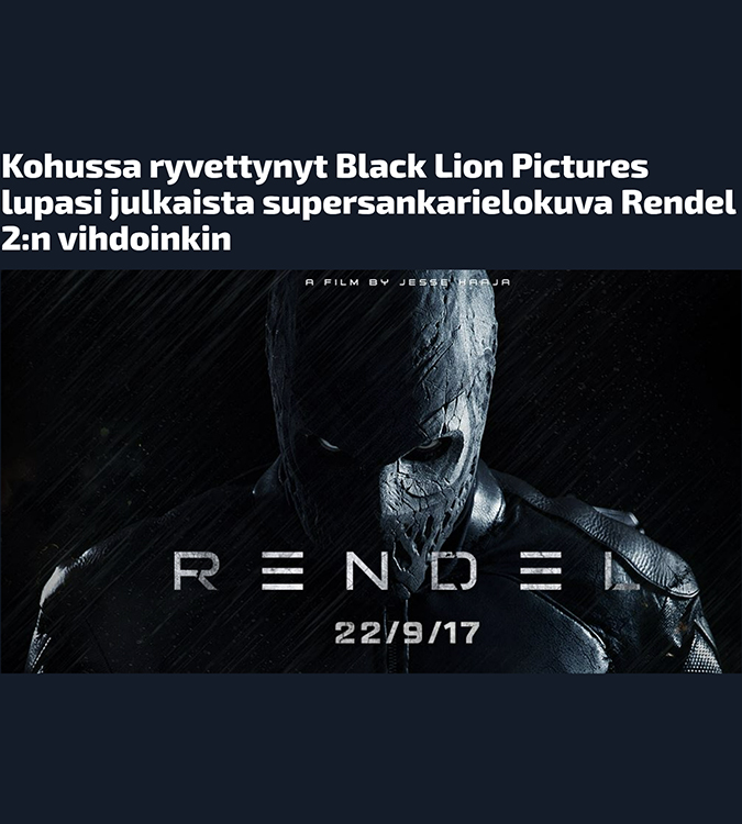 Rendel 2 julkaistaan